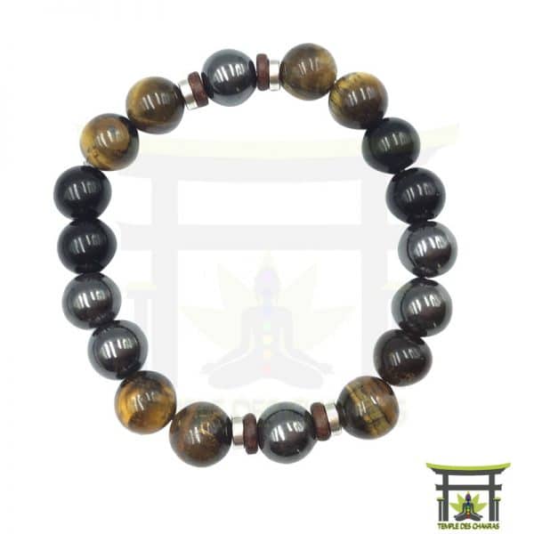 bracelet-power-triple-protection-10mm-œil-du-tigre-obsidienne-noire-hematite